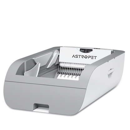 Litière pour chat autonettoyante Helios Series contrôlée par touches 