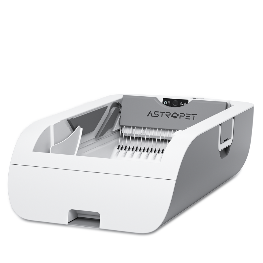 Caja de arena autolimpiante para gatos Helios Series controlada por teclas 