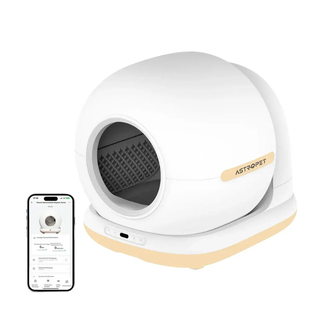 Toilette intelligente autonettoyante pour chat série Neptune 